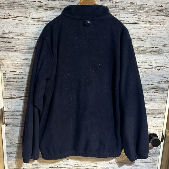 Marks blue thick fleece zip up sweater size XL - Picture 7 of 9